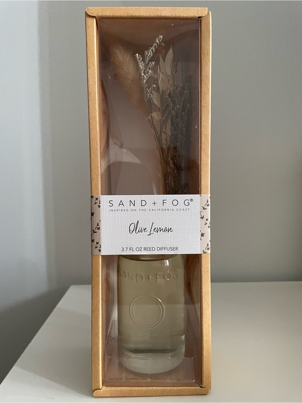 NWT SAND + FOG Olive Lemon Reed Diffuser - 3.7 FL OZ